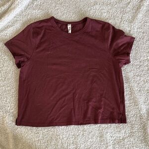 Lululemon Maroon Crop Top